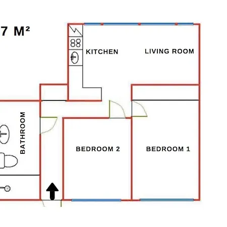 Cozy 3-room Heart Of - 3min To Old Town * Reval